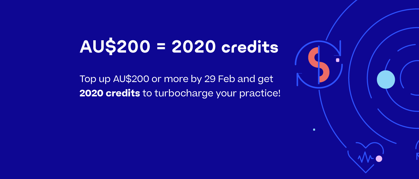 Top up AU$200, get 2020 credits